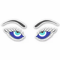 Sexy Eyes | Evil Eye Symbol Sticker