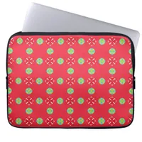 Christmas Holiday Charm Pattern 03 -  Laptop Sleeve