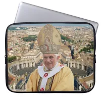 Pope Benedict XVI with the Vatican City Laptop Sleeve