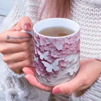 A Delicate Touch of Nature:3D Butterfly Coffee Mug