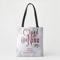 Gothic Roses Cloud Nine Halloween Wedding Tote Bag