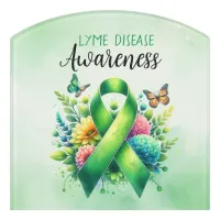 Lyme Disease Awareness Ribbon Door Sign