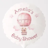 Sweet Little Girl on the Way Baby Shower Balloon