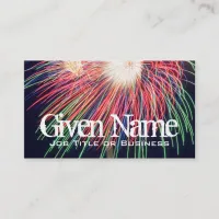 Fireworks Business Card