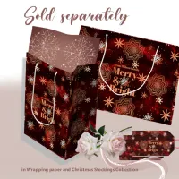 Bright Red Holiday Gift Bag