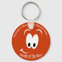 Warden of the Keys Keychain