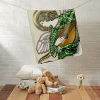 Melodic Angel of Harmony Baby Blanket