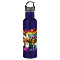 Pride | LGBTQIA + People and Flags  Stainless Steel Water Bottle