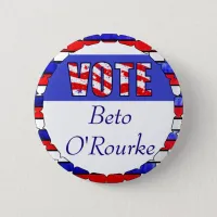 Vote for Beto O'Rourke 2020  Election Button