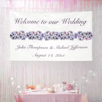 Romantic and Poetic Pastel Lilac Watercolor Banner