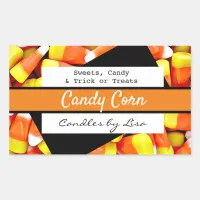 Happy Halloween Candle Corn Labels