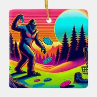 Darn Trees | Bigfoot Disc Golf Humor  Ceramic Ornament