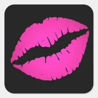 Hot Pink Ombre Lipstick Kiss