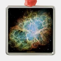 Crab Nebula Metal Ornament
