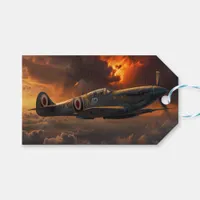 Flames of the Sky: A Spitfire's Ascent Gift Tags