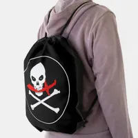 Jolly Roger (cutlass) Drawstring Backpack