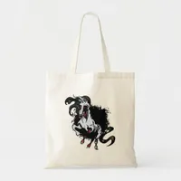 Zombie Unicorn Standing Tote Bag