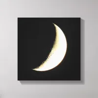 Moon Photography Art Canvas Print