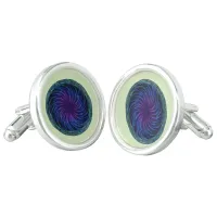 Ethereal Swirl Cufflinks