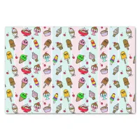 Whimsical Ice Cream Cones Birthday Tissue Paper