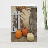 Happy Fall Y'all, Autumn Blessings Fall Pumpkins Card