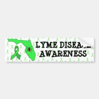 Lyme Disease in Florida Awareness Bumper Sticker