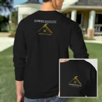 Gold Construction Building Contractors Long Sleeve T-Shirt