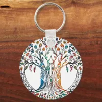 Tree of Life Vivid colored  Keychain