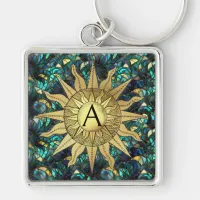 Celestial Golden Sun  Keychain