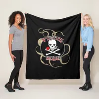 Pirate Bride Fleece Blanket