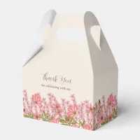 Sweet 16 Wildflowers Spring Floral Pink Pretty Favor Boxes