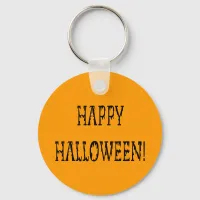 Happy Halloween Deadworld Text Keychain