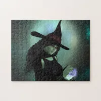 Wicked Witch Casting a Spell Jigsaw Puzzle