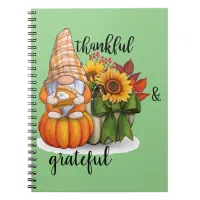 Thankful and grateful spiral photo notebook