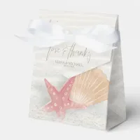 White Sands Love & Thanks Coral/Peach ID605 Favor Boxes