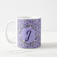 Pretty Pink Purple and Yellow Pansies Bath Mat Coffee Mug