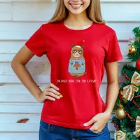 Sarcastic Funny Christmas Cat Ugly Sweater