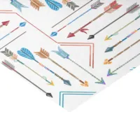 Boho Arrows and Sun V11 White ID748 Tissue Paper