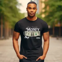 Black Vintage Money T-Shirt