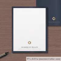 Business Logo Modern Luxury Letterhead