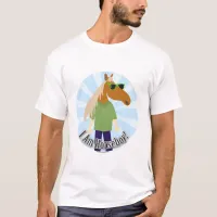 I Am Horseboy Funny Horse Head Man T-Shirt