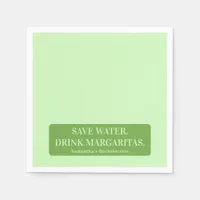 Margs Matrimony Tequila Bridal Shower Bachelorette Napkins