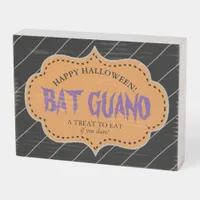 Bat Guano Halloween Treats ID220 Wooden Box Sign