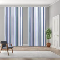 Beach House Coastal Blackout Curtains