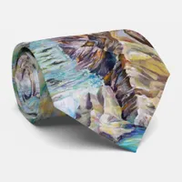 Crystal River Rocky Mountains, Colorado Pattern Neck Tie