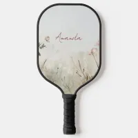 Dreamy Scene of Spring  Flowers Pickleball Paddle