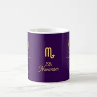 Scorpio November Birthday Astrological Zodiac Coffee Mug