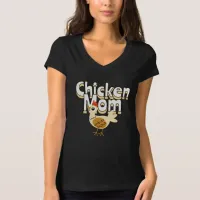 Funny Chicken Mom  T-Shirt