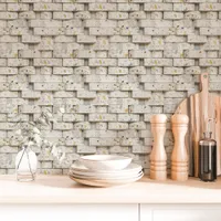 Terrazzo Brick Pattern Wallpaper