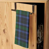 Wallace Tartan Blue Green Plaid Kitchen Towel